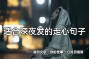 晚上生活文案怎么写_深夜朋友圈配图文字