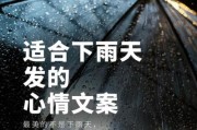雨的文案生活怎么写_雨天朋友圈文案灵感