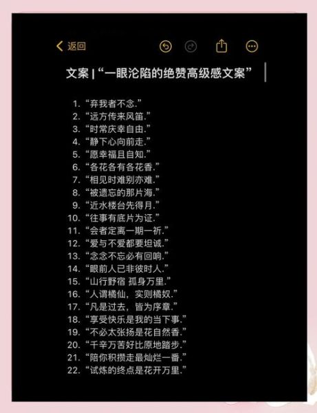 如何提升艺术感文案_高级感文案怎么写