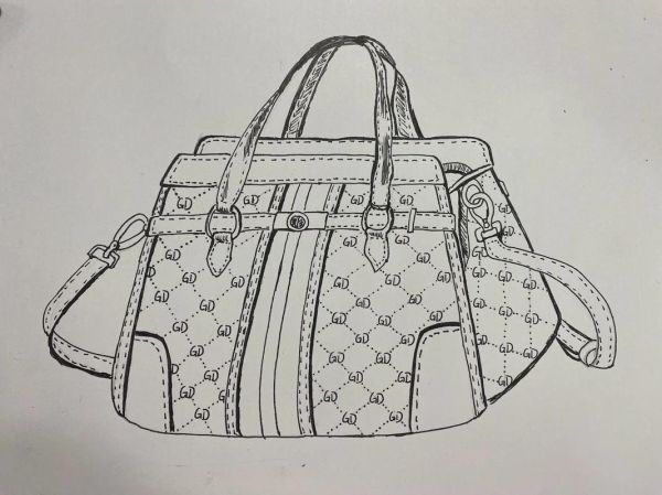 艺术包包手绘教程_手绘包包用什么颜料不掉色