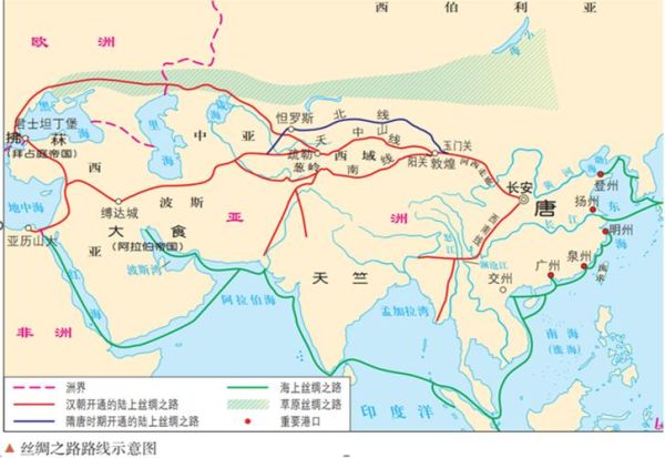 丝绸之路历史_丝绸之路路线怎么走