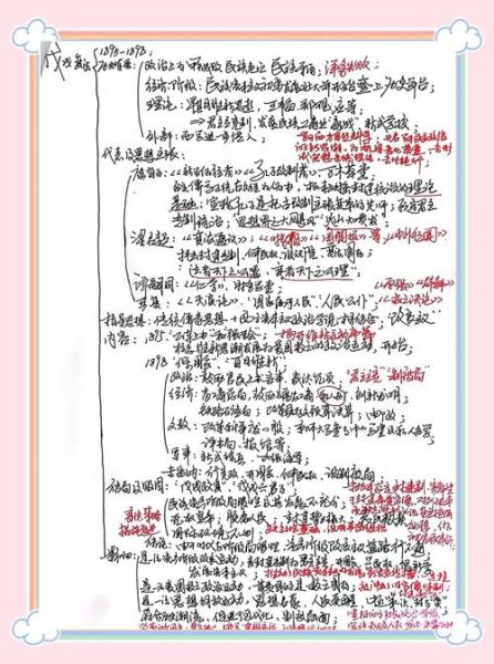 历史笔记归纳大全_如何高效整理历史笔记