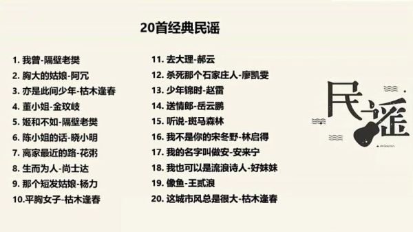 历史民谣大全有哪些_如何收集整理老民谣