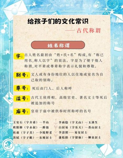 古代称谓有哪些_古人如何自称