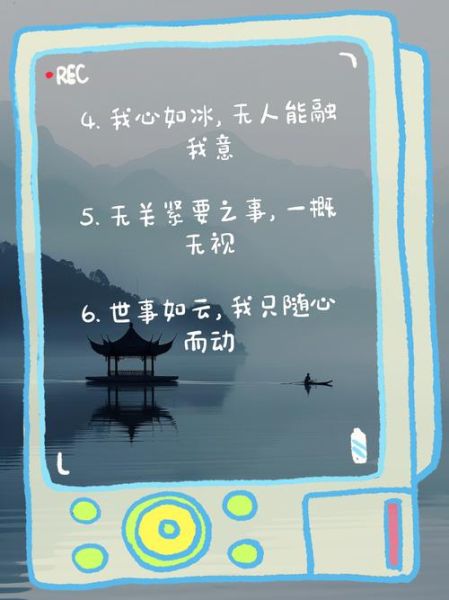 冷酷文案怎么写_生活场景如何冷酷表达