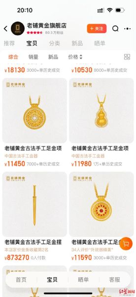 黄金历史品牌大全_哪个牌子最保值