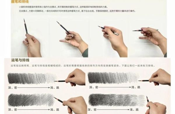 素描入门用什么铅笔_素描初学者怎么练习排线