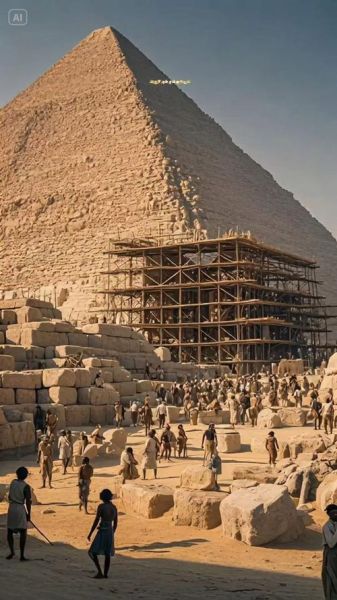 古埃及金字塔是谁建造的_建造金字塔用了多少人