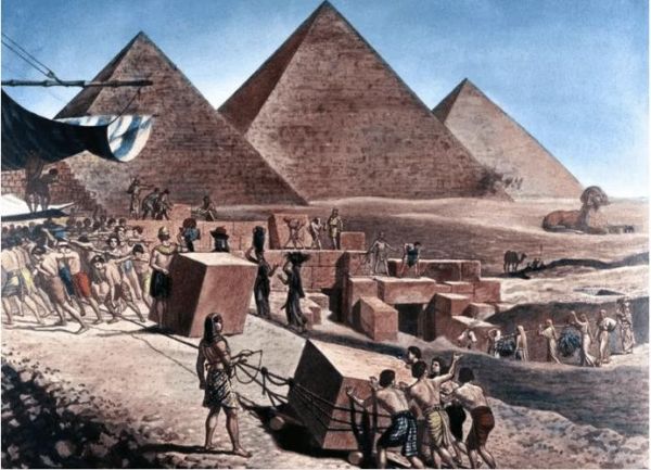 古埃及金字塔是谁建造的_建造金字塔用了多少人