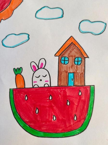 小班艺术绘画怎么教_适合3-4岁儿童的绘画活动