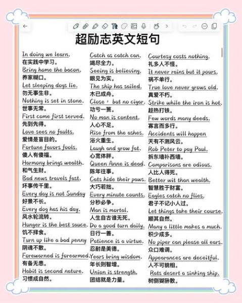 如何保持每天动力_英语励志句子怎么写