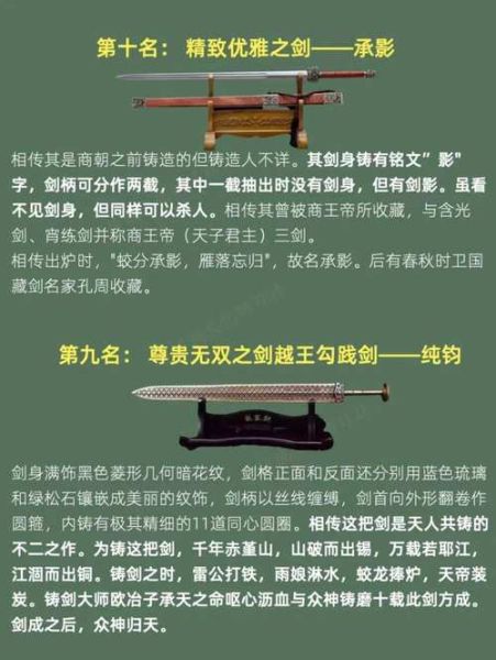 刀剑历史大全_古代名剑排行榜
