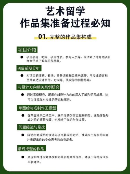 艺术生如何准备作品集_艺术留学作品集怎么做