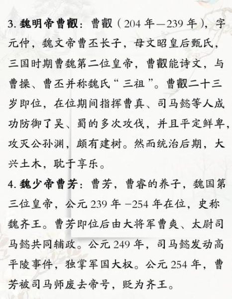曹魏历史常识大全_曹魏是怎么建立的