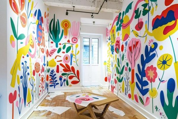 艺术涂料涂鸦怎么做_艺术涂料涂鸦能用在哪些墙面