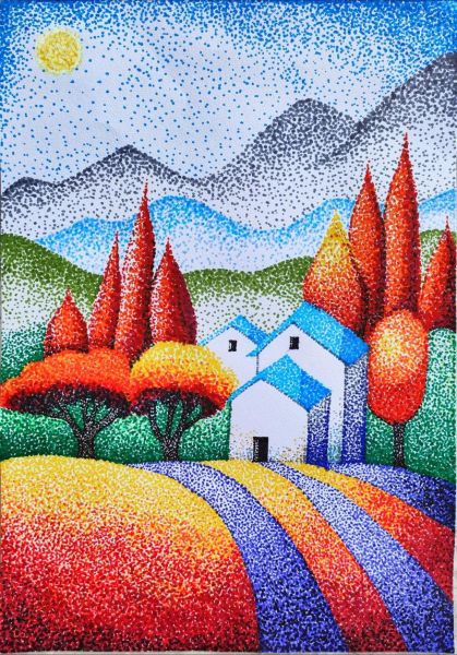 艺术点画适合几岁孩子_怎么报名