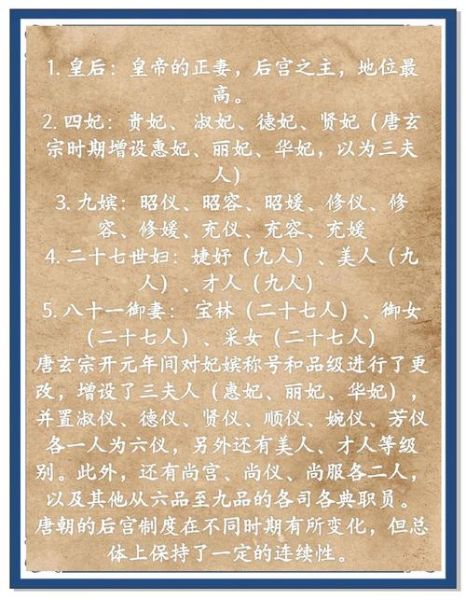 古代后宫等级制度_皇帝如何选妃