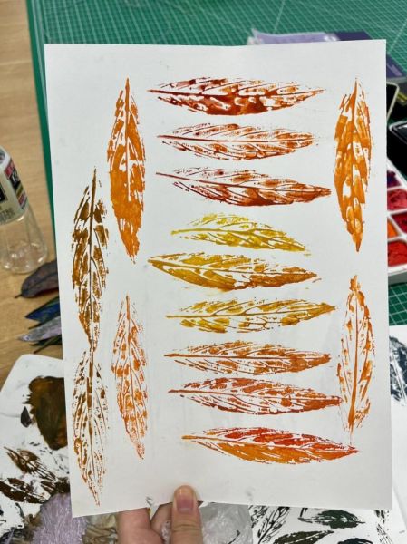 创意拓印怎么做_拓印艺术材料有哪些