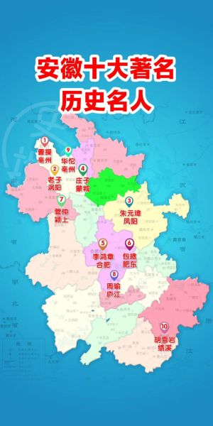 安徽历史简介大全_安徽有哪些历史名人