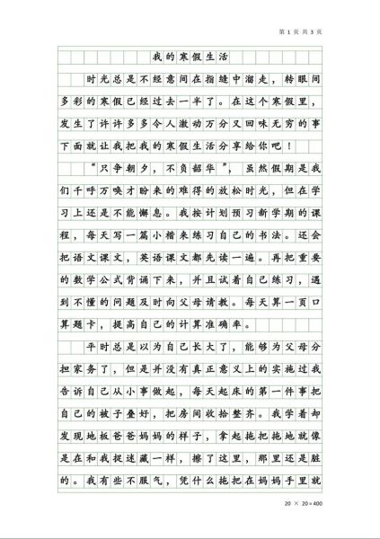 寒假生活感悟怎么写_寒假生活感悟文案范例