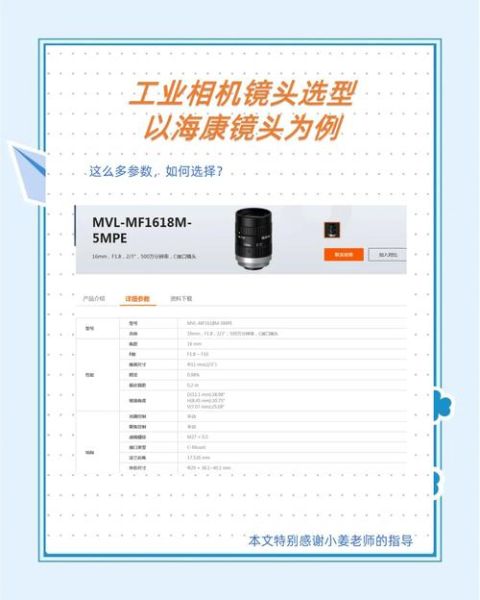 上海葛西光学科技怎么样_如何选择工业镜头