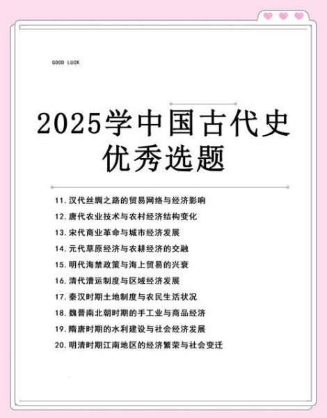 历史论文选题怎么选_历史专业论文题目大全