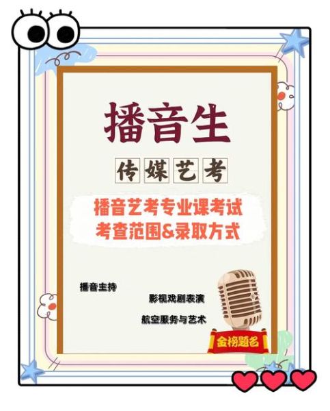 播音艺考怎么准备_播音主持考什么内容