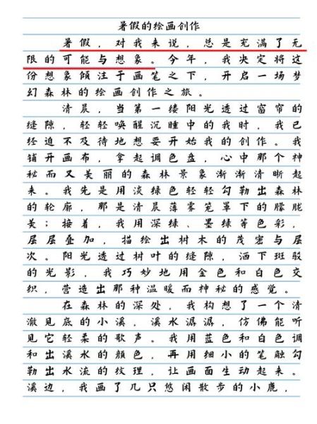 暑假艺术作业怎么写_暑假艺术作业文案范例