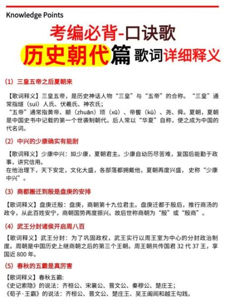 历史常识有哪些_如何快速记忆历史常识