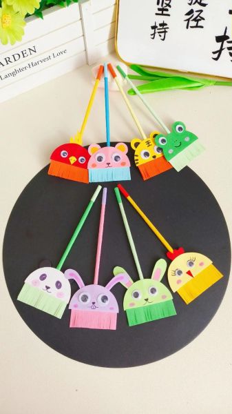 扫帚艺术怎么做_扫帚创意手工教程