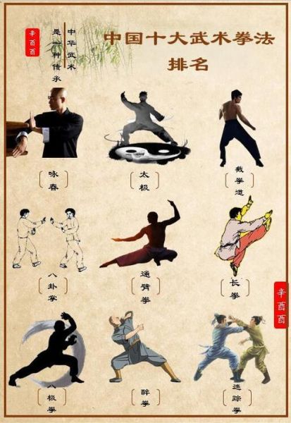 历史名拳有哪些_传统武术拳法大全